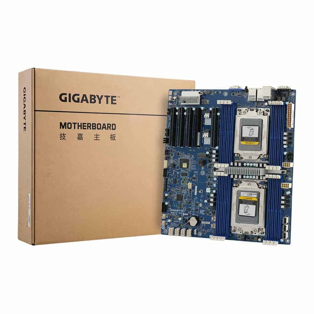 Gigabyte AMD MZ72-HB2 E-ATX Dual Socket EPYC 7003 Motherboard